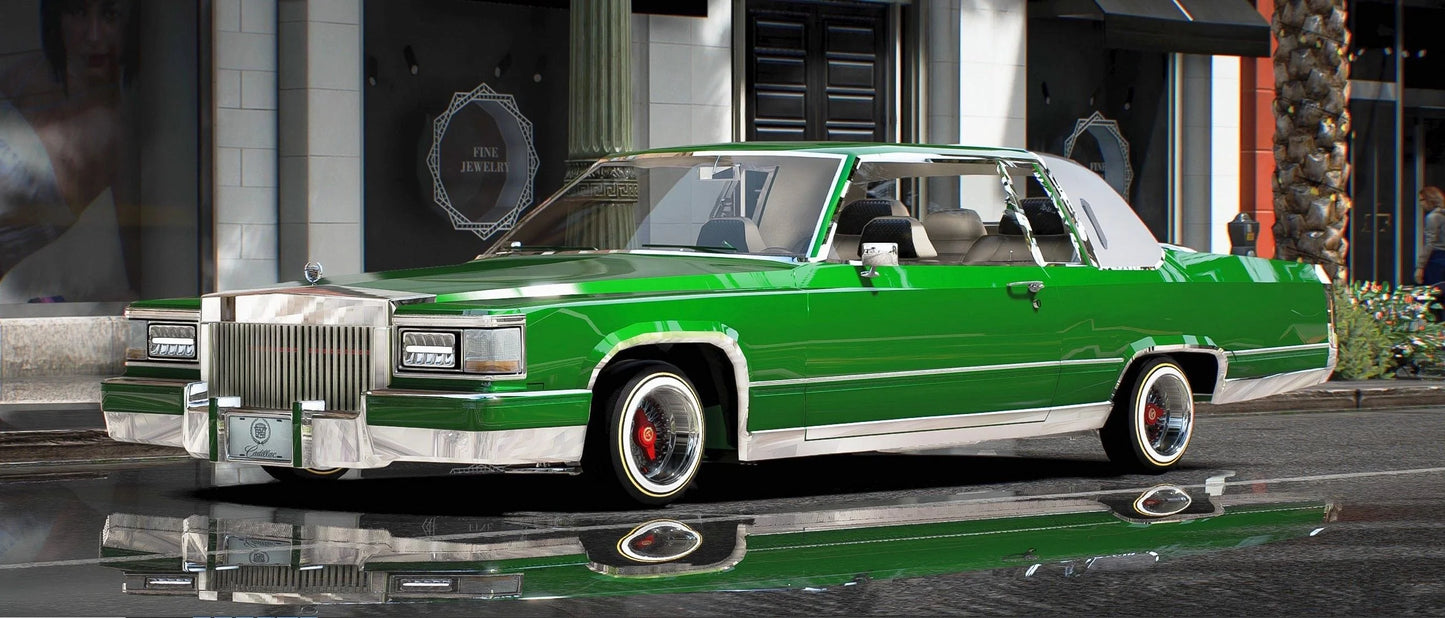 Cadillac Fleetwood Lowrider | Yikes
