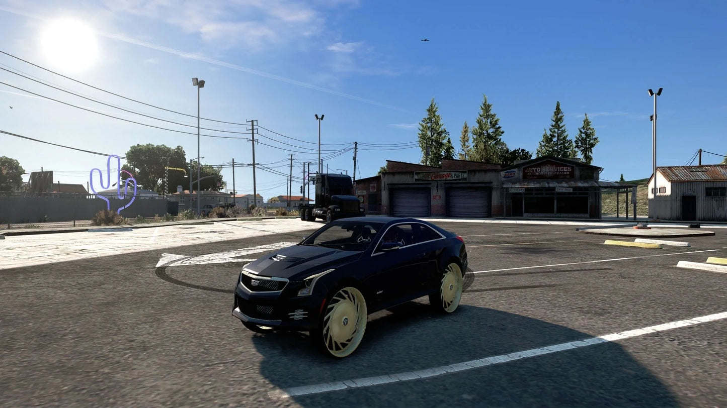 Cadillac ATSV on Floaters | Henny