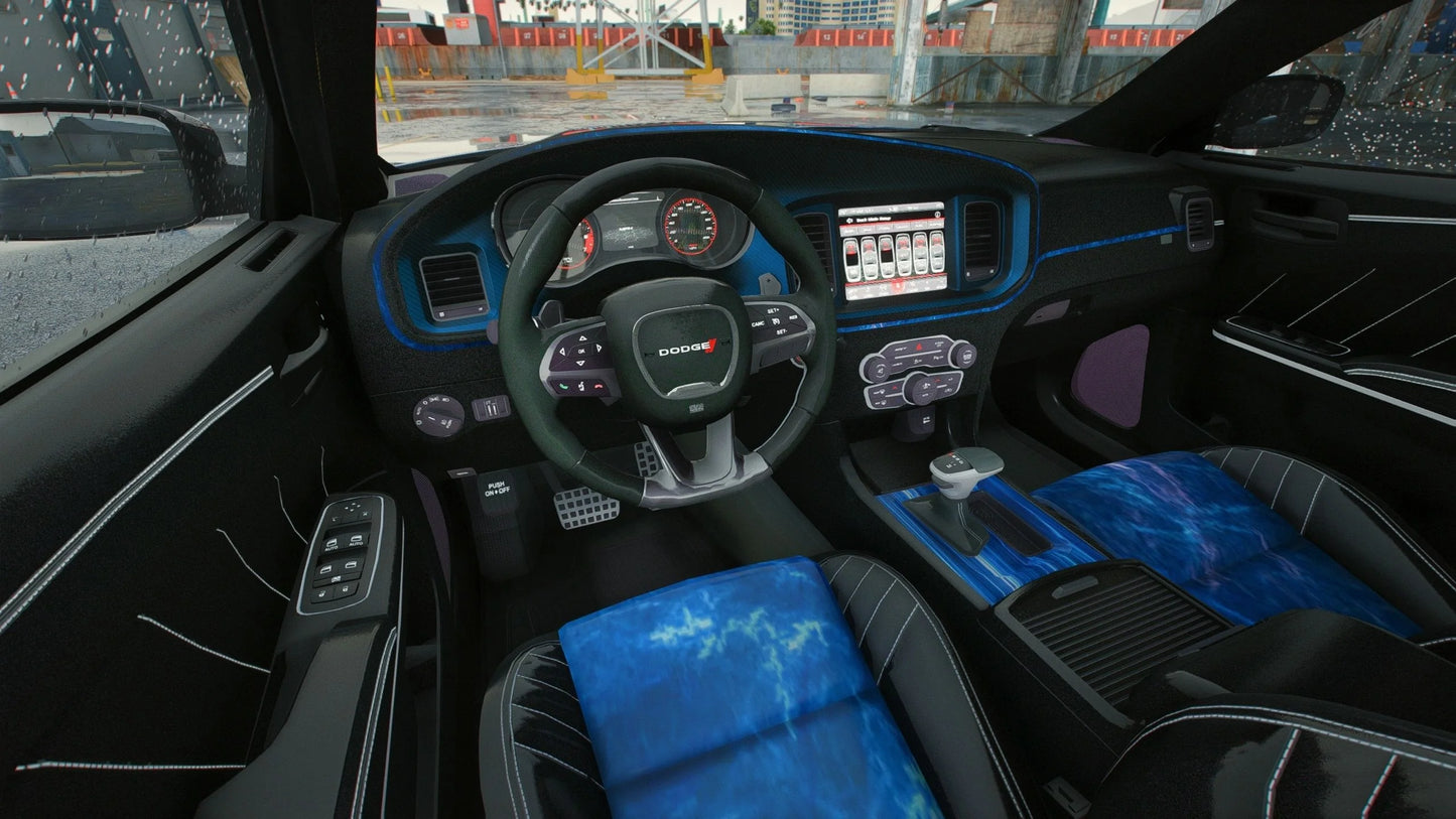 Charger Scatpack Blue On Rucci Wheels | ATM Boesta