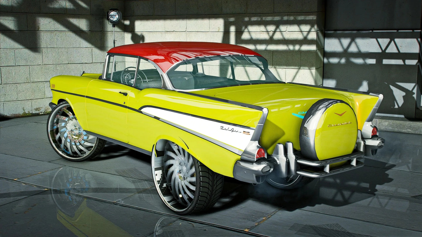 Chevy Belair 1957 Donk | Velvet