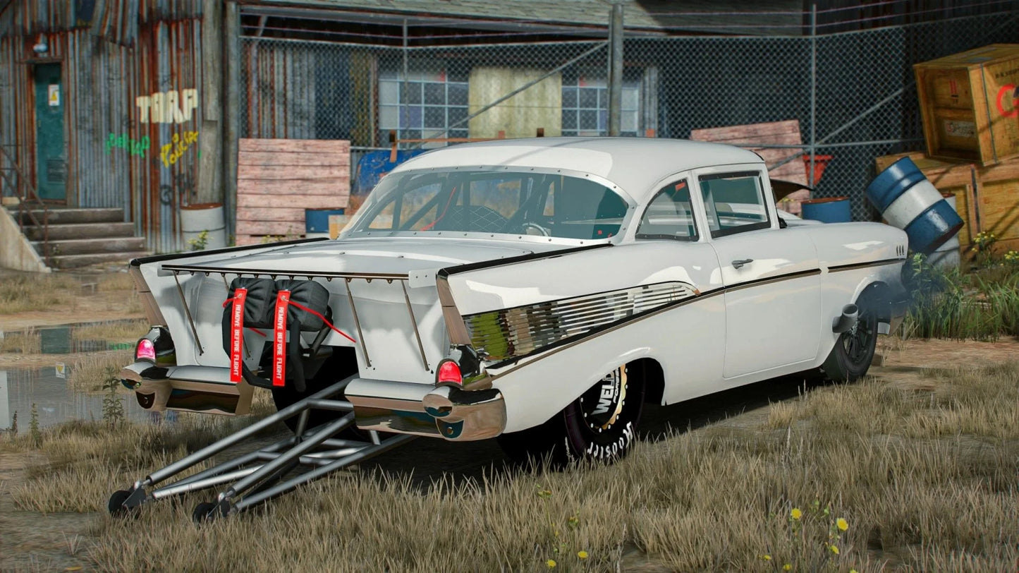Chevy BelAir Bloody Eyes 1957 Drag | L11RY