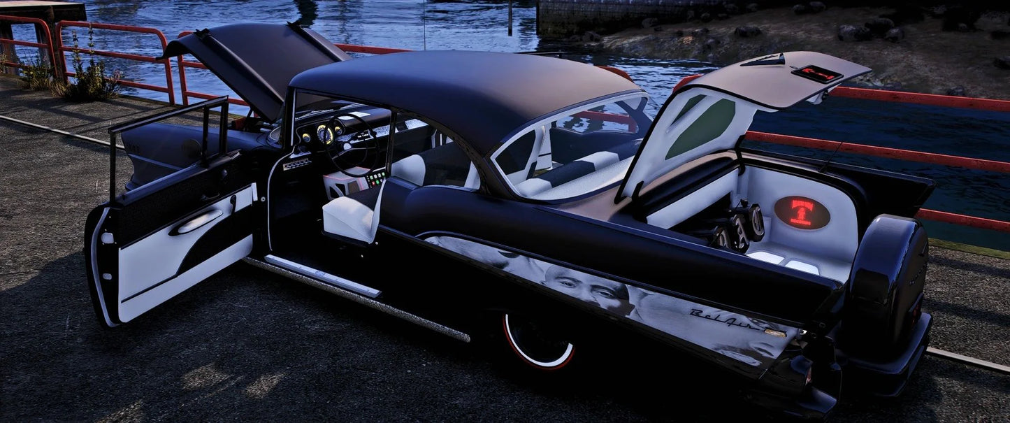 Chevy Belair Lowrider Tupac 1957 | One Deep