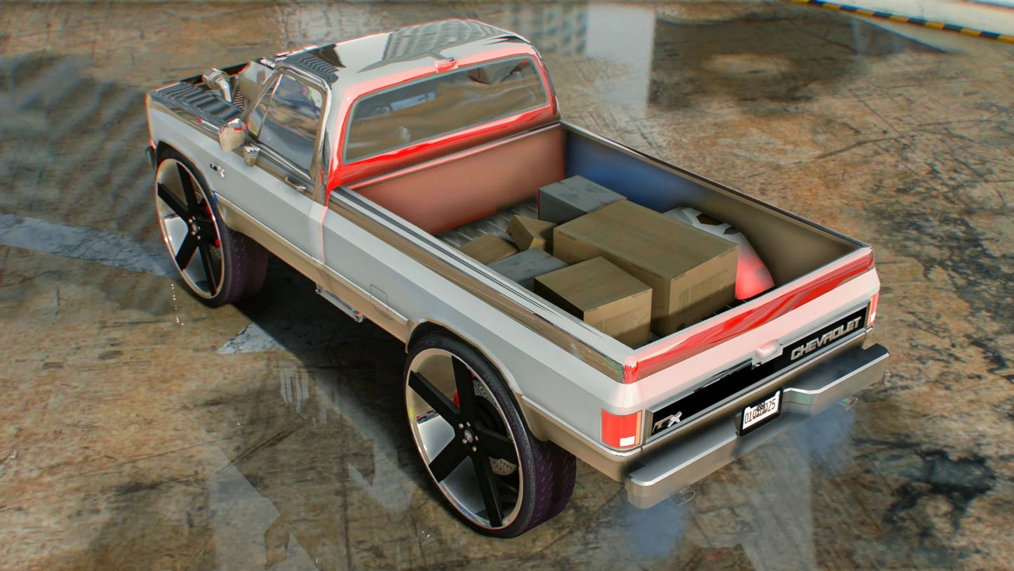 Chevy C10 Donk 1986 | Tall Uzi