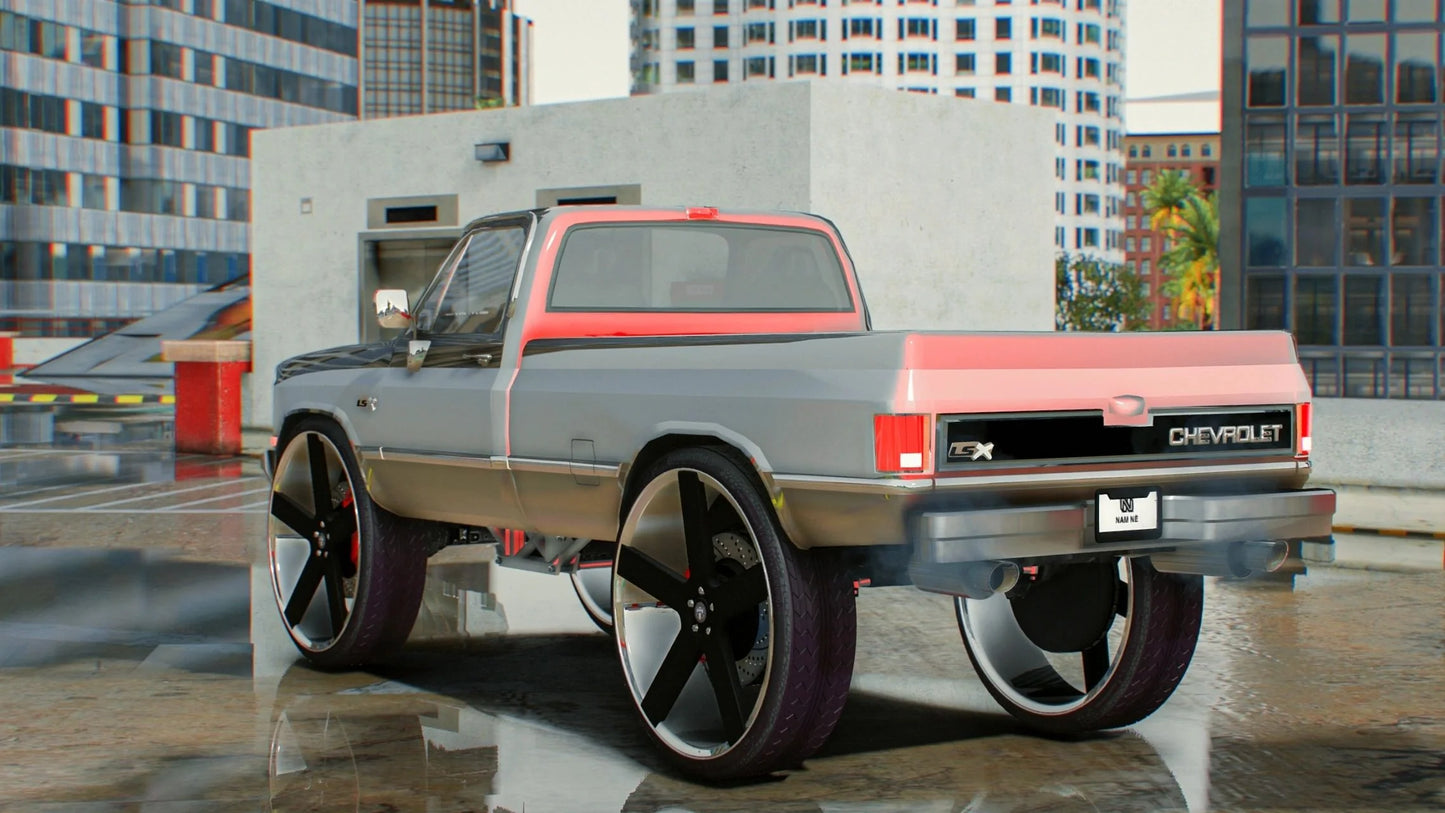 Chevy C10 Donk 1986 | Tall Uzi