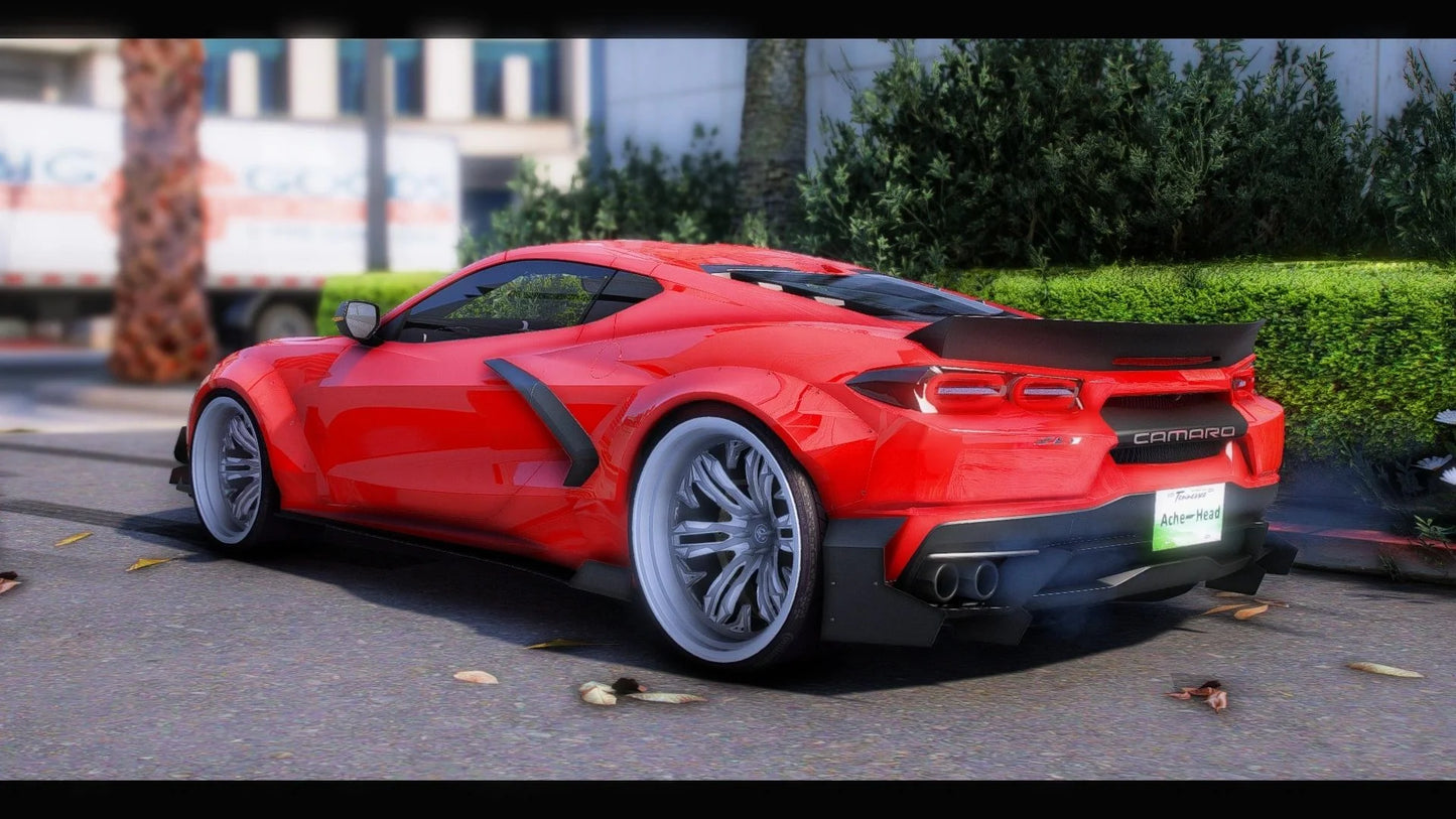 Chevrolet Camaro ZL1 with Corvette Bumper Rear Swap | Enzoo
