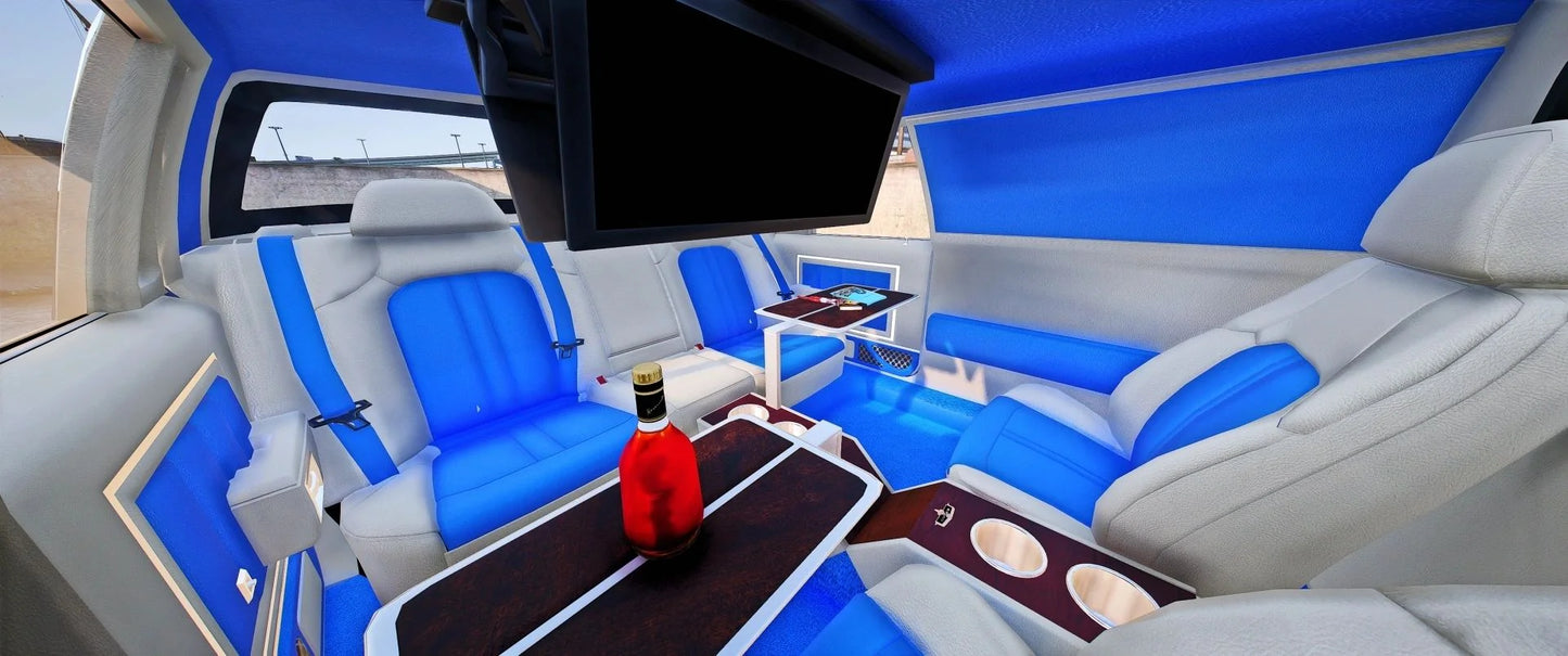 Chevy Caprice Limo Donk 6 Seater | One Deep