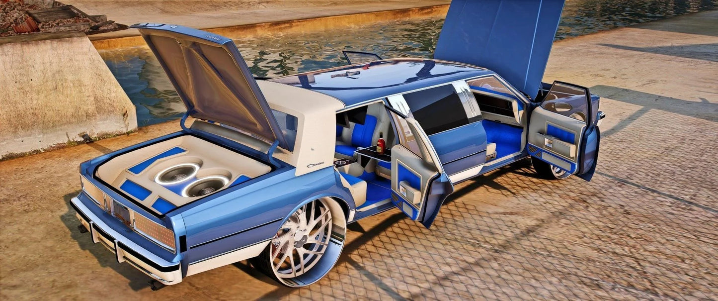 Chevy Caprice Limo Donk 6 Seater | One Deep