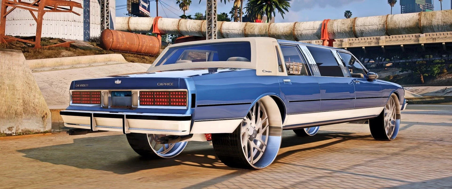 Chevy Caprice Limo Donk 6 Seater | One Deep