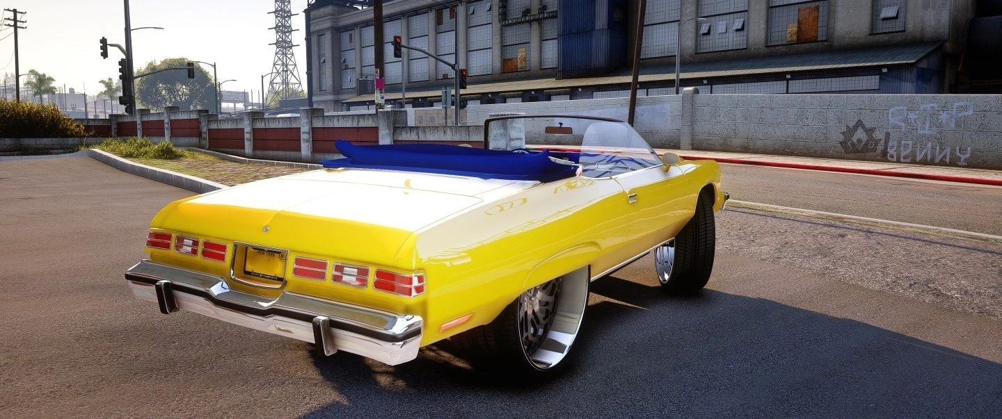 Chevy Caprice Vert 1975 Donk | H3C Customs