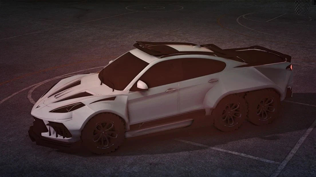 Chevrolet Corvette 6x6 | Domyah Abuloay