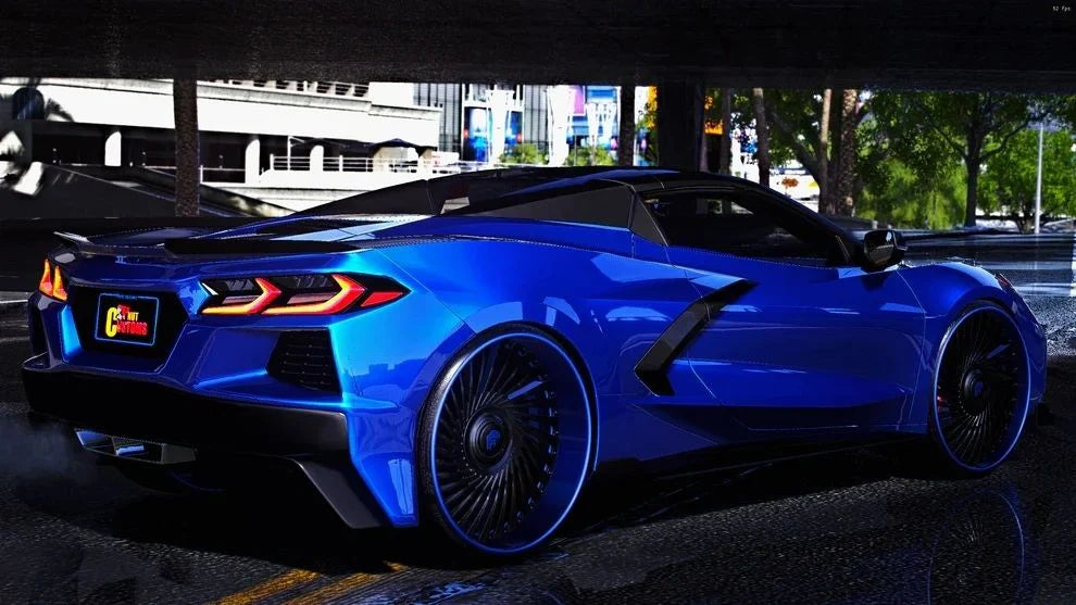 Chevrolet Corvette C8 Animated Top on Forgiatos | PNUT Customs