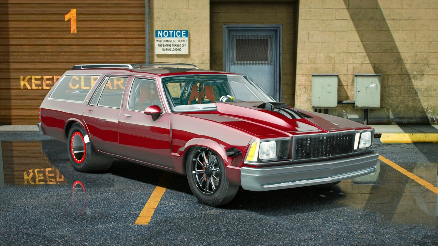 Chevy Malibu Turbo Wagon Drag | Unknown