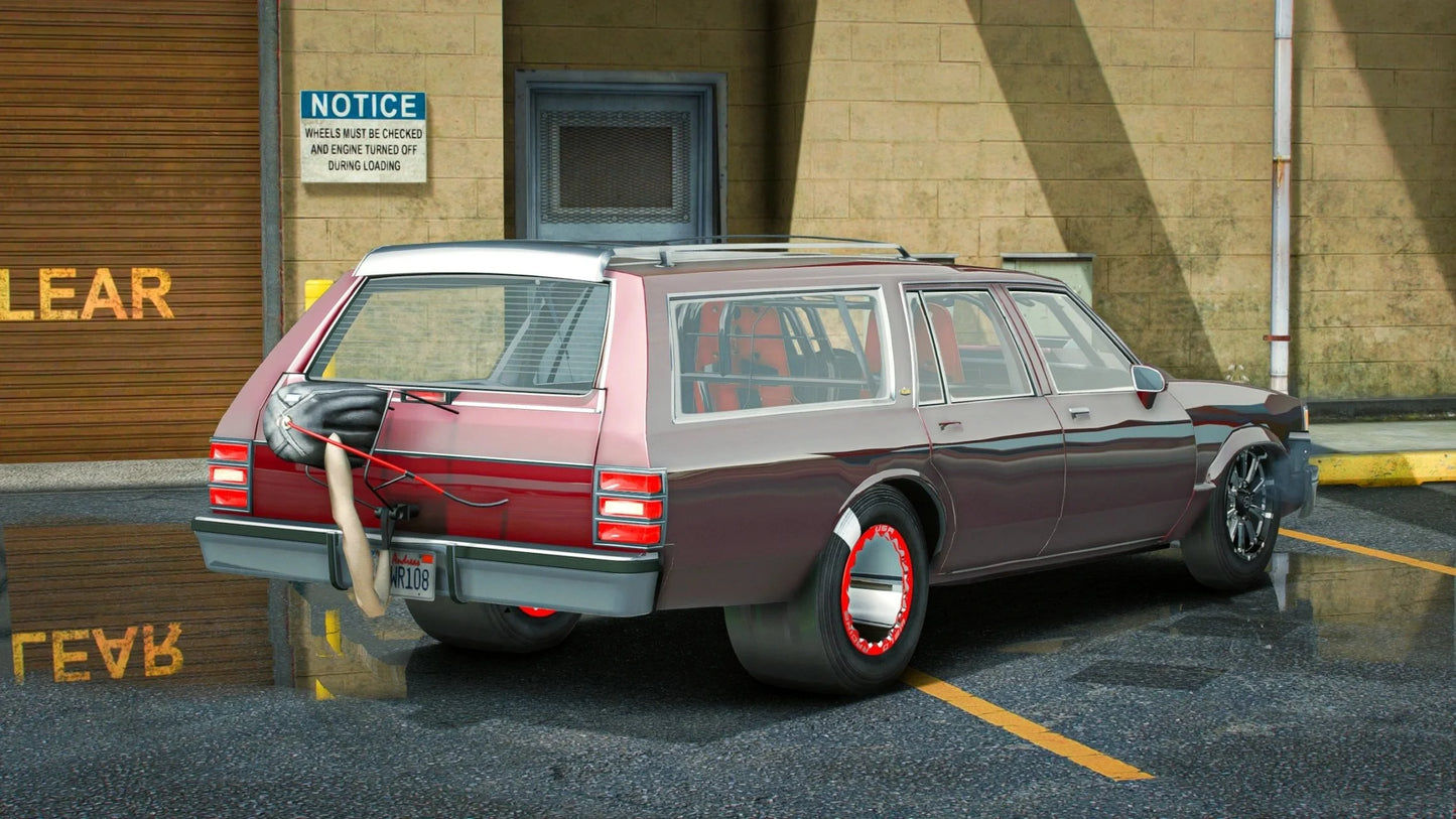 Chevy Malibu Turbo Wagon Drag | Unknown