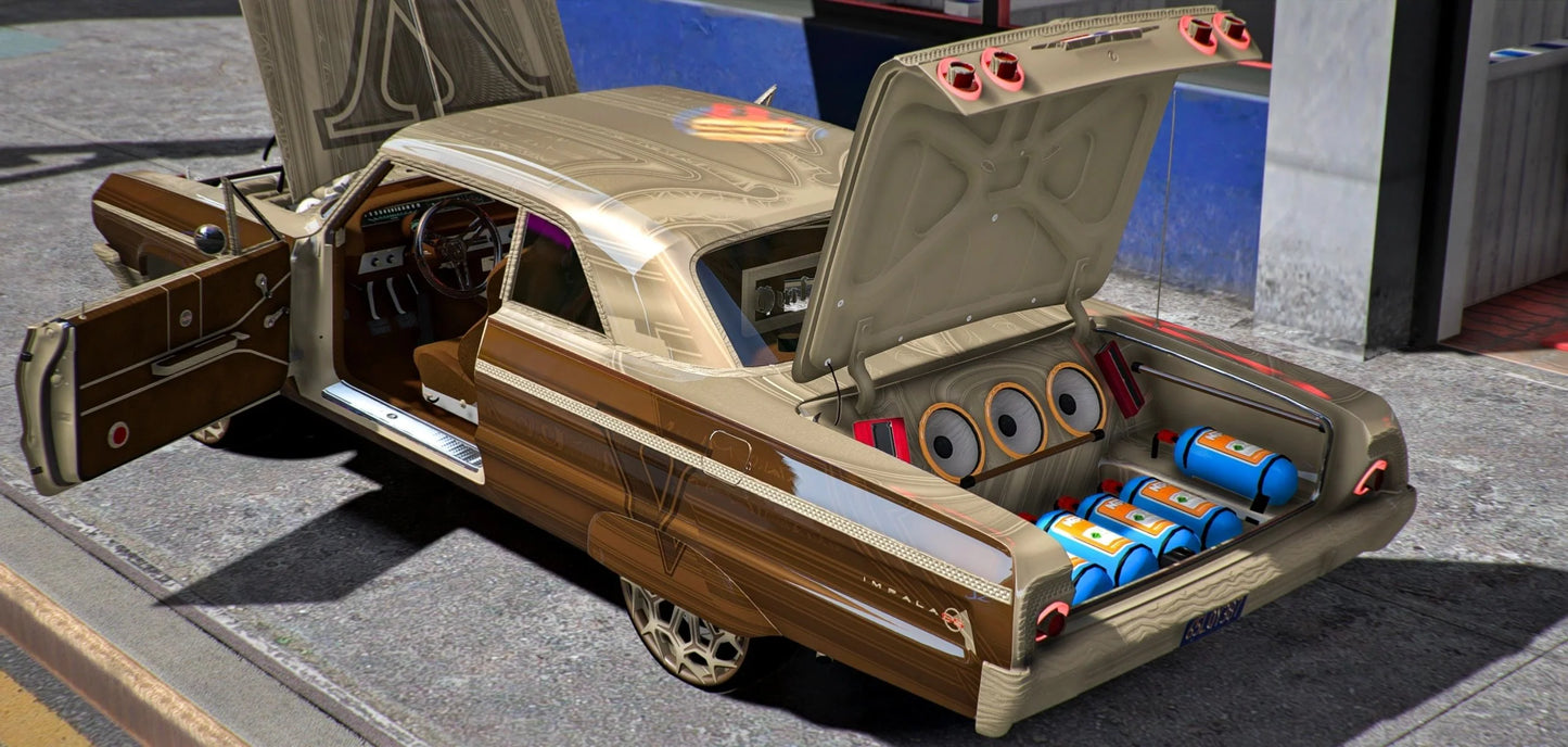 Chevy Impala 1964 Donk | Owl Frost