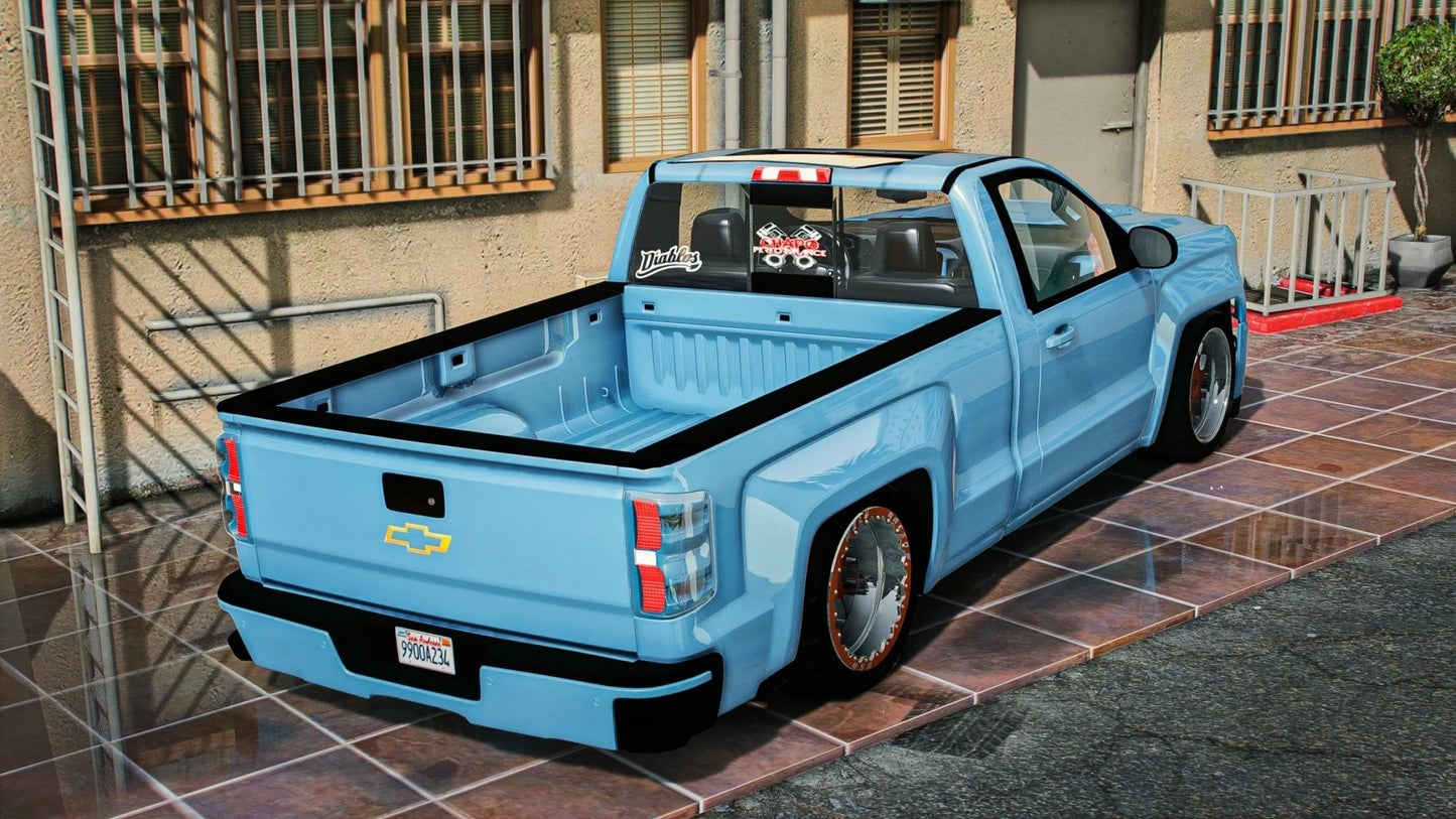 Chevy Silverado HD Slammed 2015 | Jacks