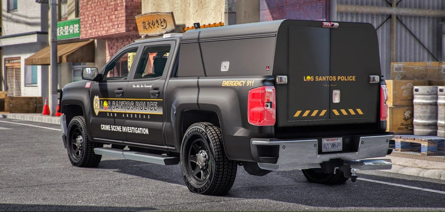 Chevy Silverado Police Crime Scene 2018 | Grime