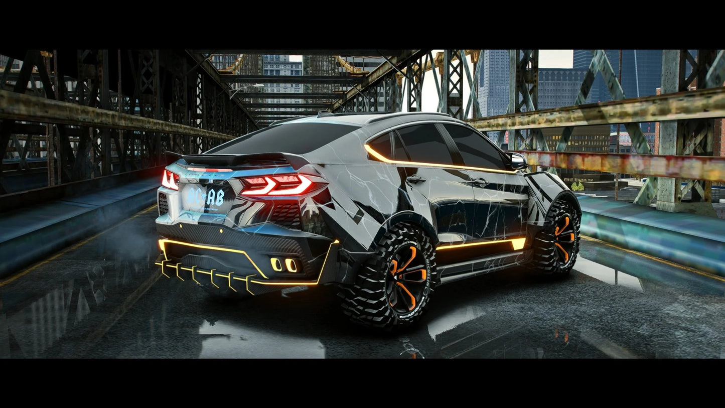 Corvette Scr8 Widebody | Sawz Ink