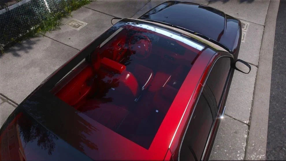 Crown Vic On Ruccis With Glass Roof | PNUT CUSTOMS