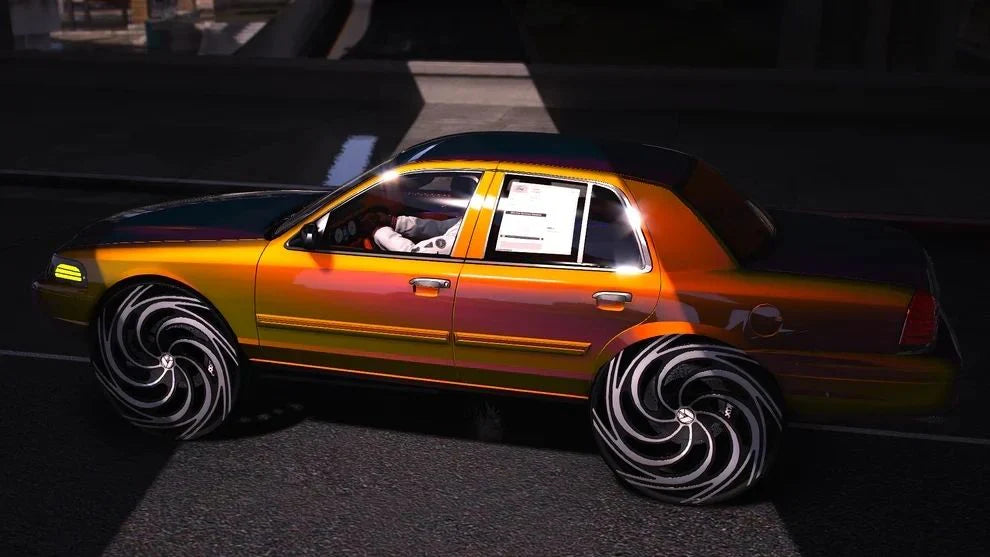 Crown Vic On Azaras With 2020 Mercedes-Benz interior | PNUT CUSTOMS