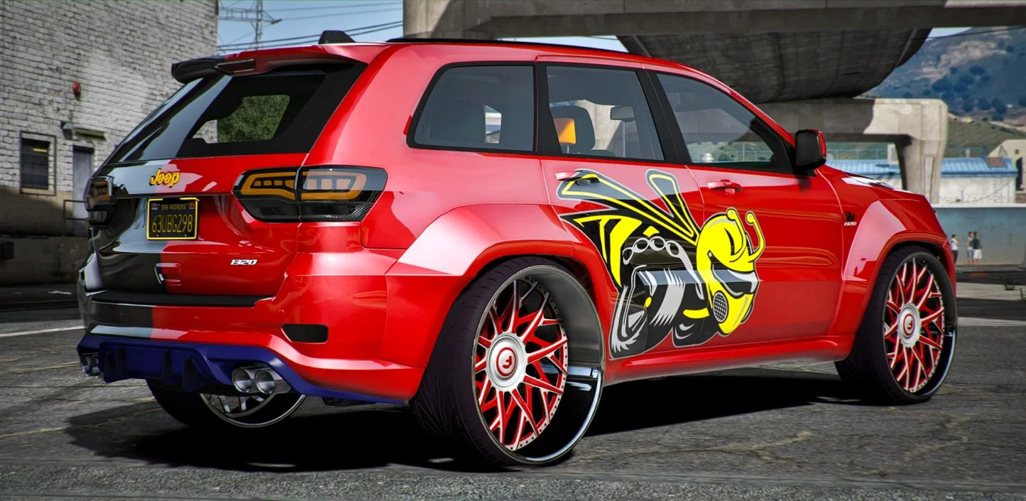 Custom 1320 Scatpack 2 Tone Jeep Grand Cherokee Trackhawk On Forgiatos | Donk Boyz