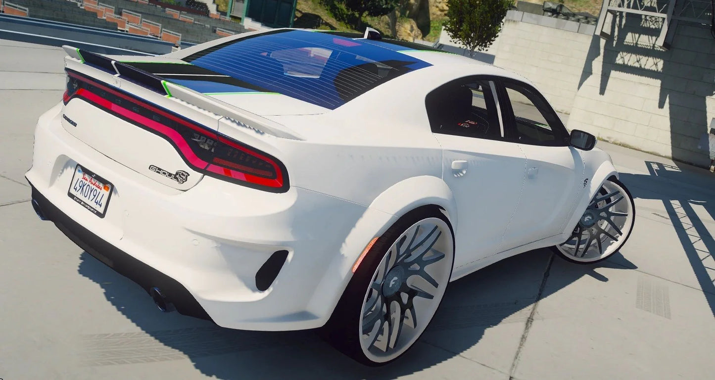 Custom 2022 Ghoul Charger On Forgiatos | AS Customs