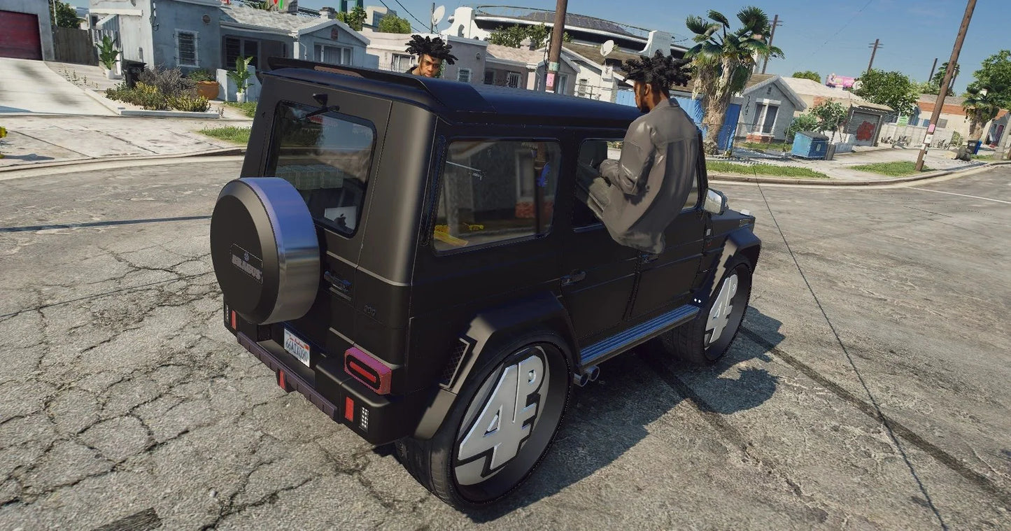 Custom Brabus G900 6 Seater Slider With Sound Box, Guns, Bags, LV Bag | A1 Customs