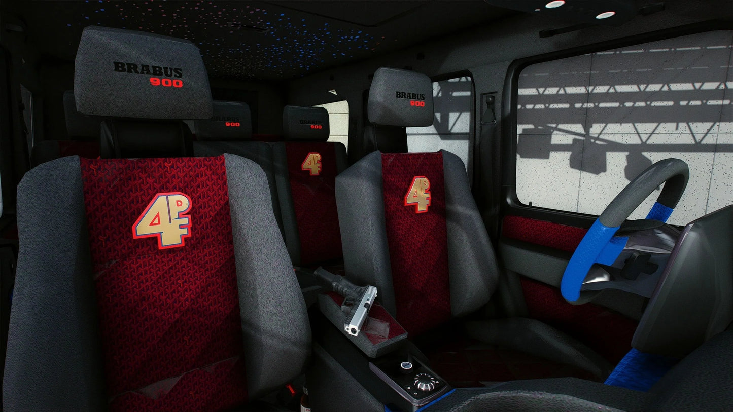 Customs Brabus G900 (Sound Box, Guns, Bags, LV Bag) | Dabs