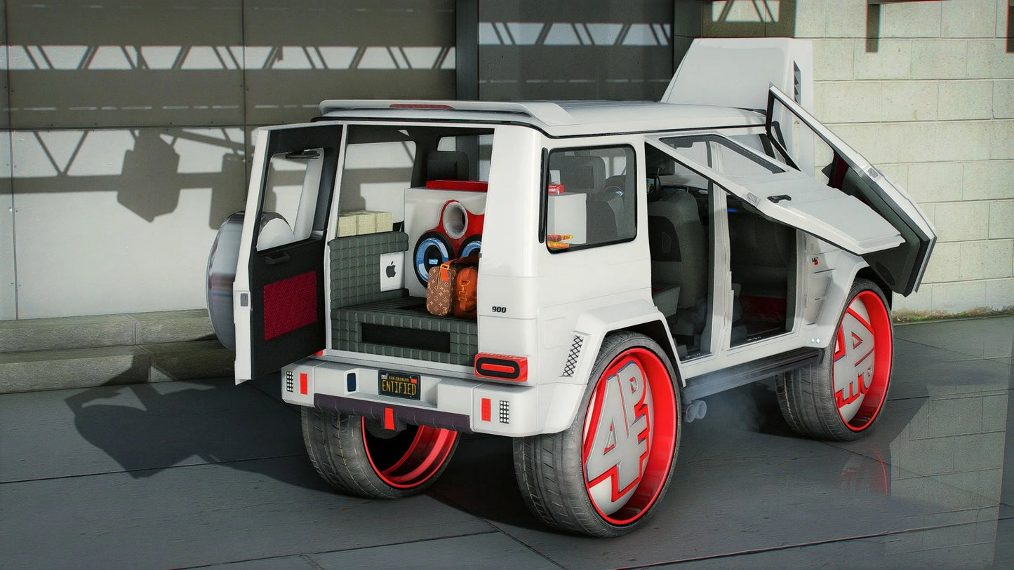 Customs Brabus G900 (Sound Box, Guns, Bags, LV Bag) | Dabs