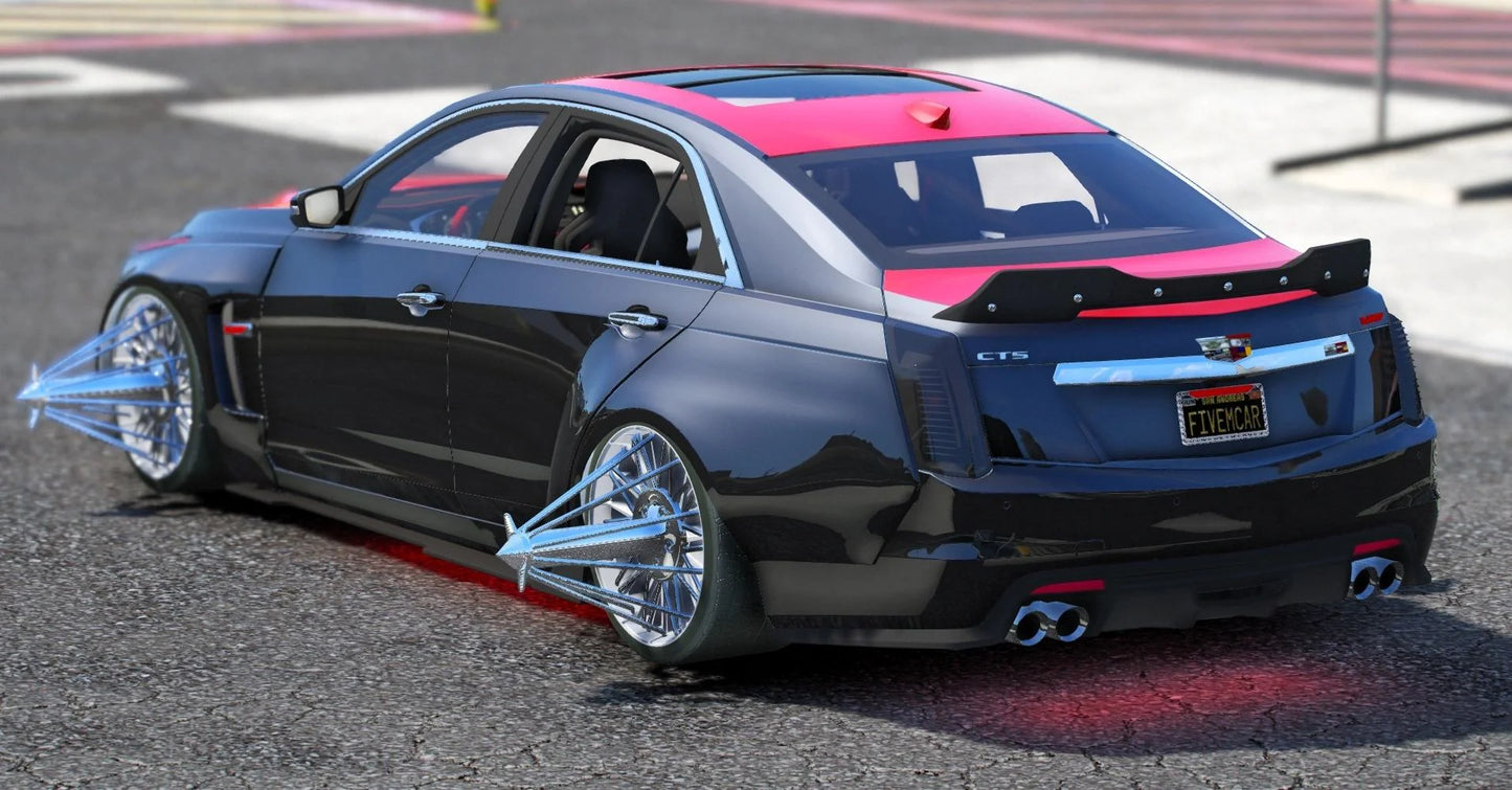 Custom Cadillac CTS-V Widebody 6 Seater Slider On Swangas | A1 Customs