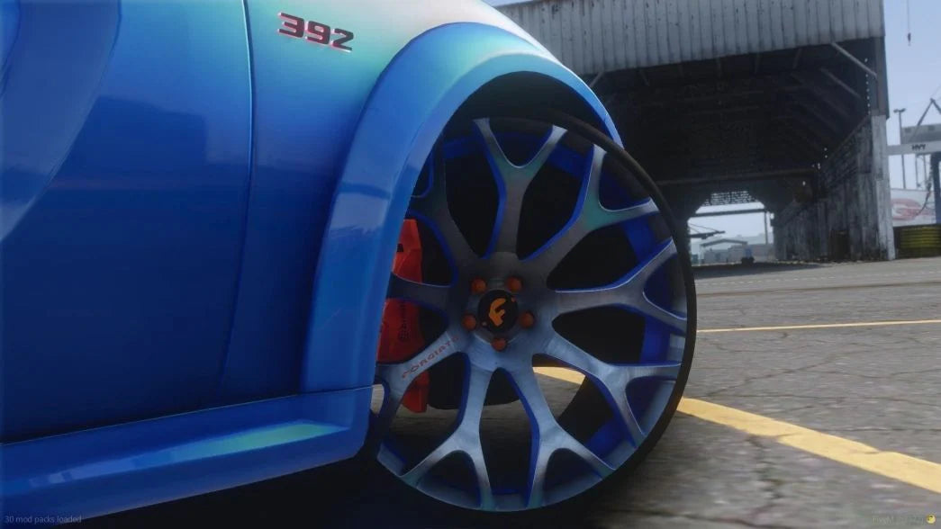 Custom Dodge Charger Dre Way "Blue Flame" Scatpack Replica | 4K Customs