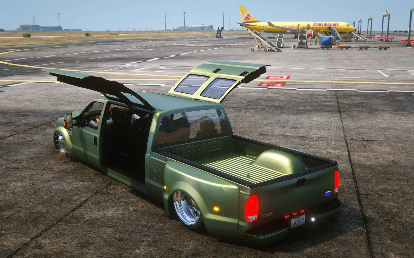 Custom Ford F550 Lowrider Wing Door | Banks Custom