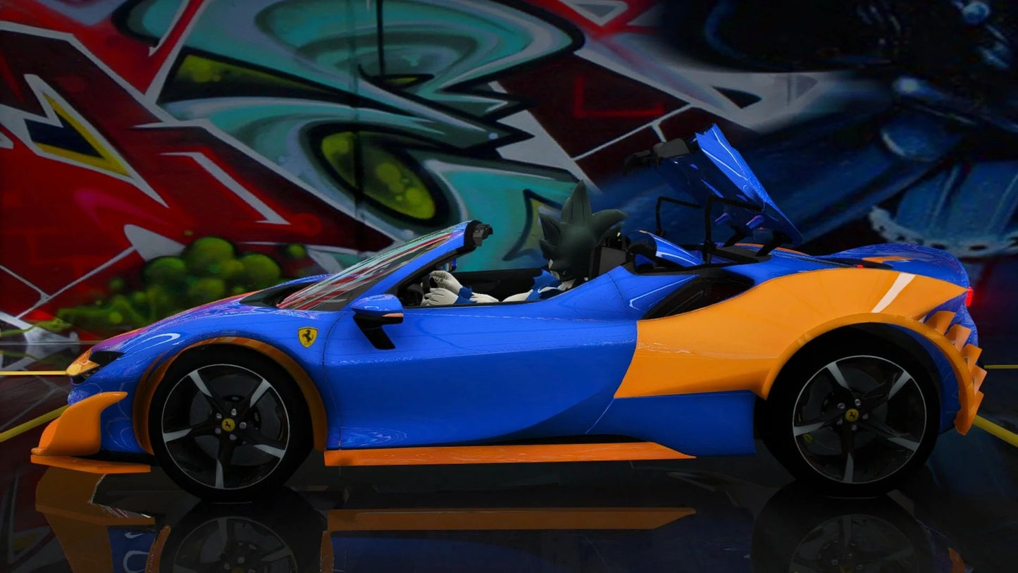 Customs Ferrari SF90 Spider BodyKit (Auto Roof) | GS Omar