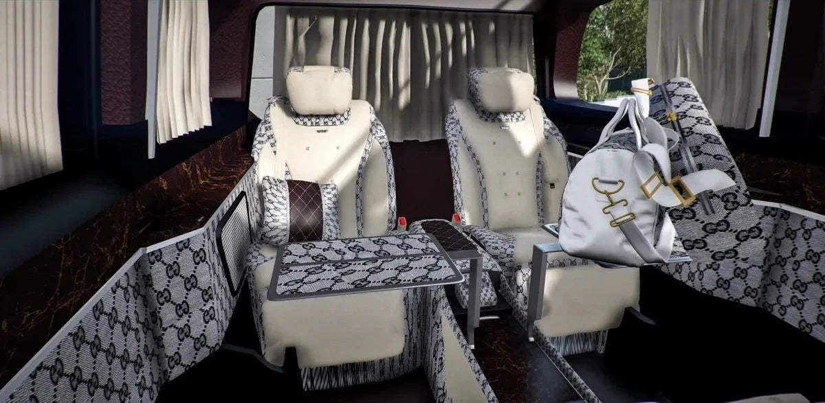 Custom Mercedes Maybach Sprinter with Gucci interior (6 Seater) | Krazy Customs | Tuned