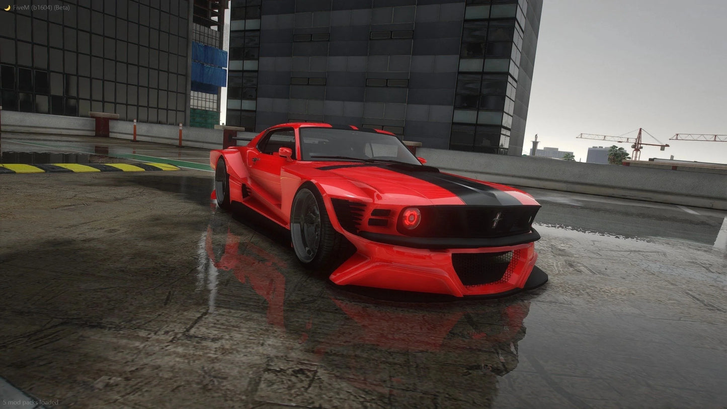 Custom Widebody 1970 Boss 302 Mustang