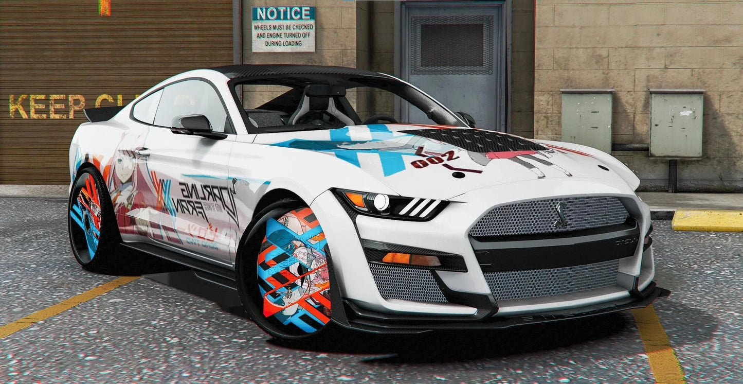 Custom Zero Two Mustang On Neon Rims With Rolls Royce Doors | RTG Customs