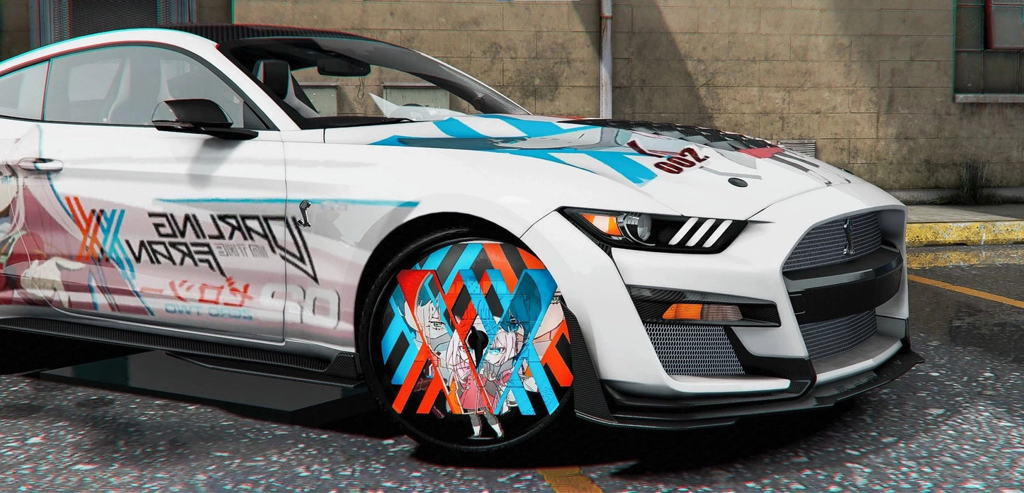 Custom Zero Two Mustang On Neon Rims With Rolls Royce Doors | RTG Customs