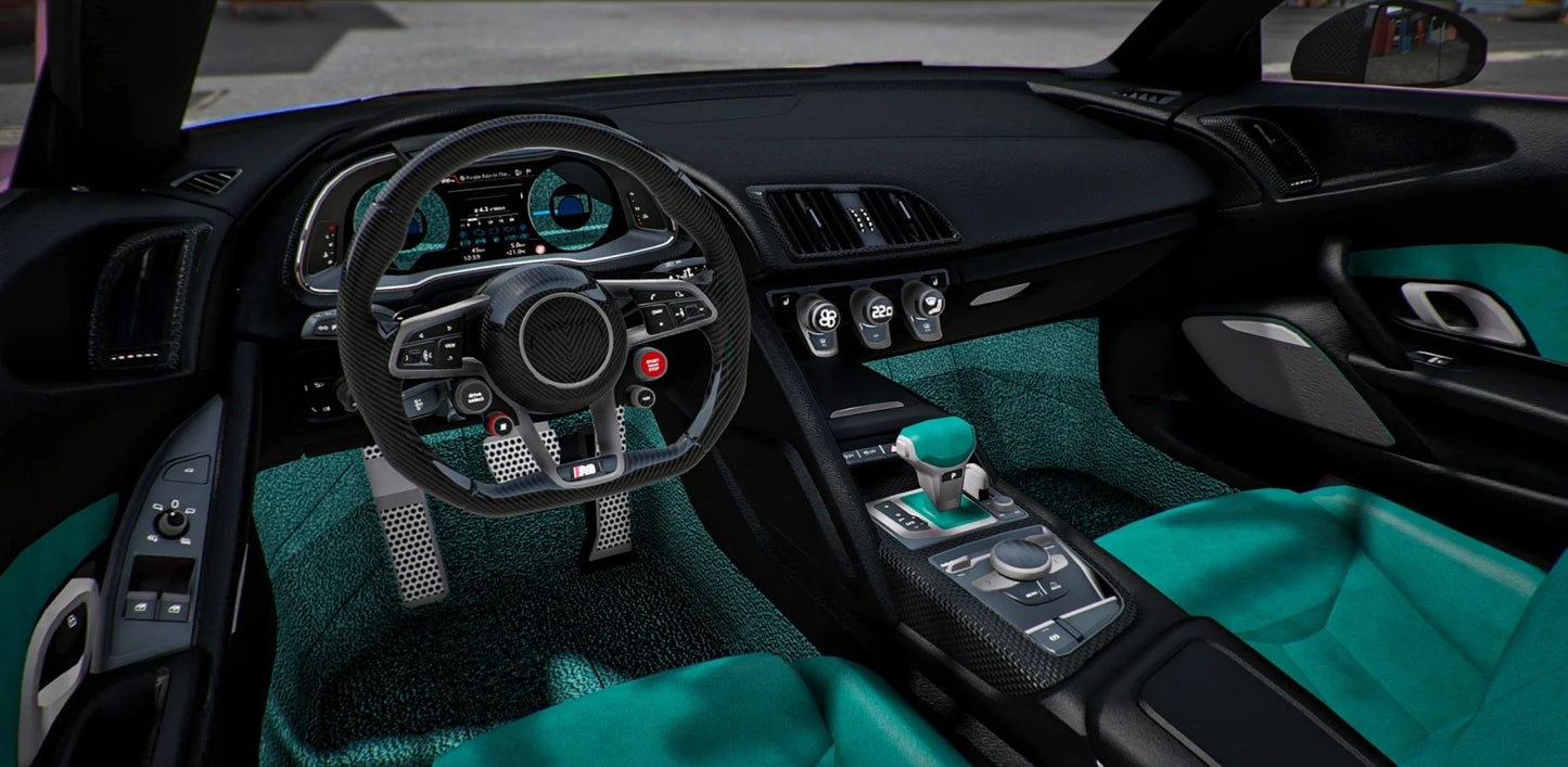 Audi R8 Stitch & Angel Livery | Gamer's Cafe
