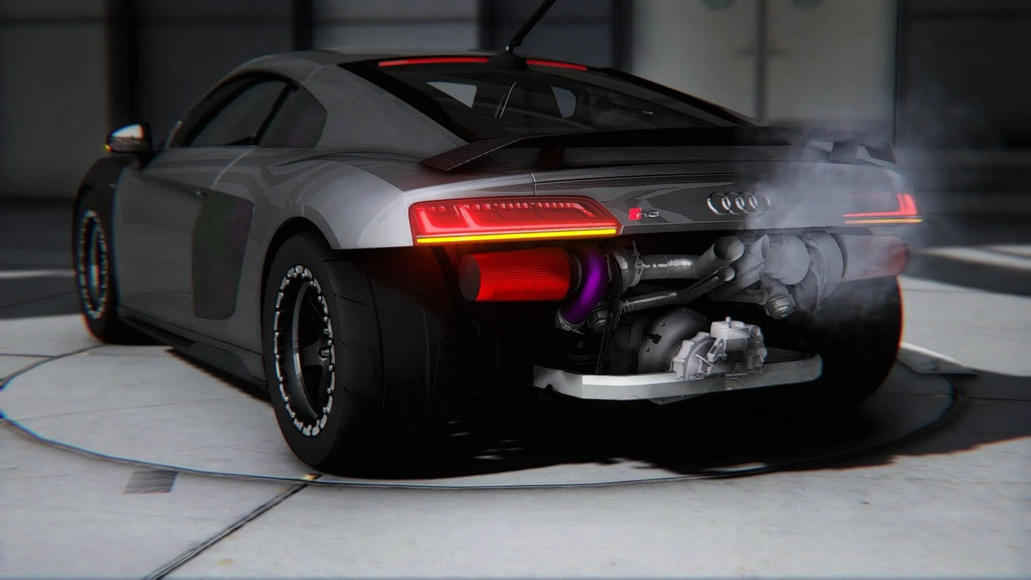 Audi R8 Twin Turbo Drag Customs (Animated Windows | Twin Builds