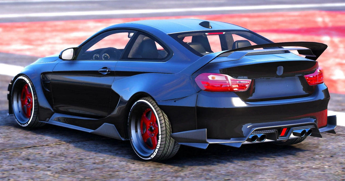 (Debadged) BMW M4 Sharknose | Lemon