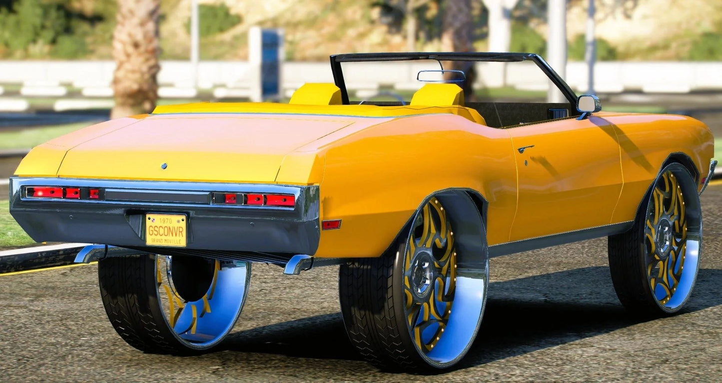 (Debadged) 1972 Buick Skylark Vert Swapped Donk | GZ Customs
