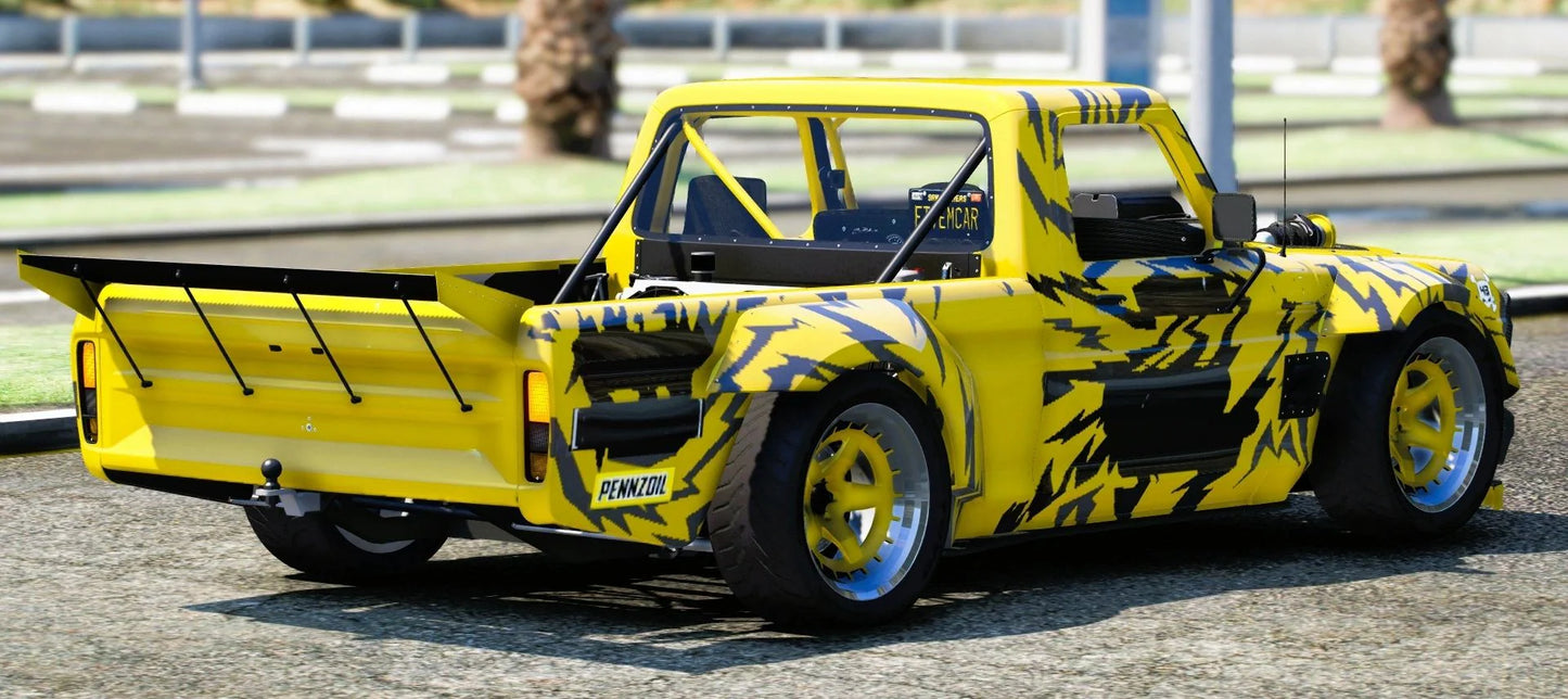 (Debadged) 1977 Ford F-150 Hoonitruck "GYMKHANA Spec" | GST Customs