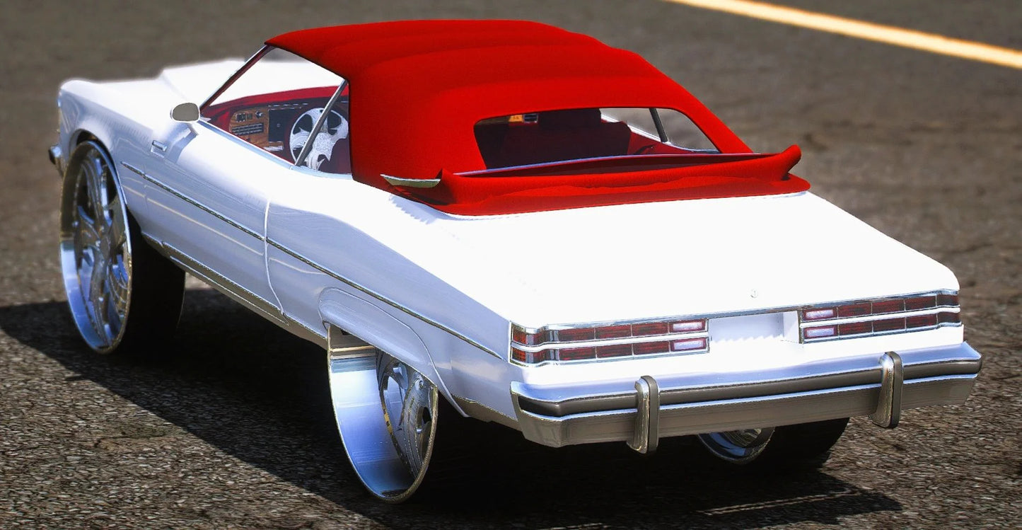 (Debadged) 1975 Pontiac Grandville On Corleone | PNUT Customs