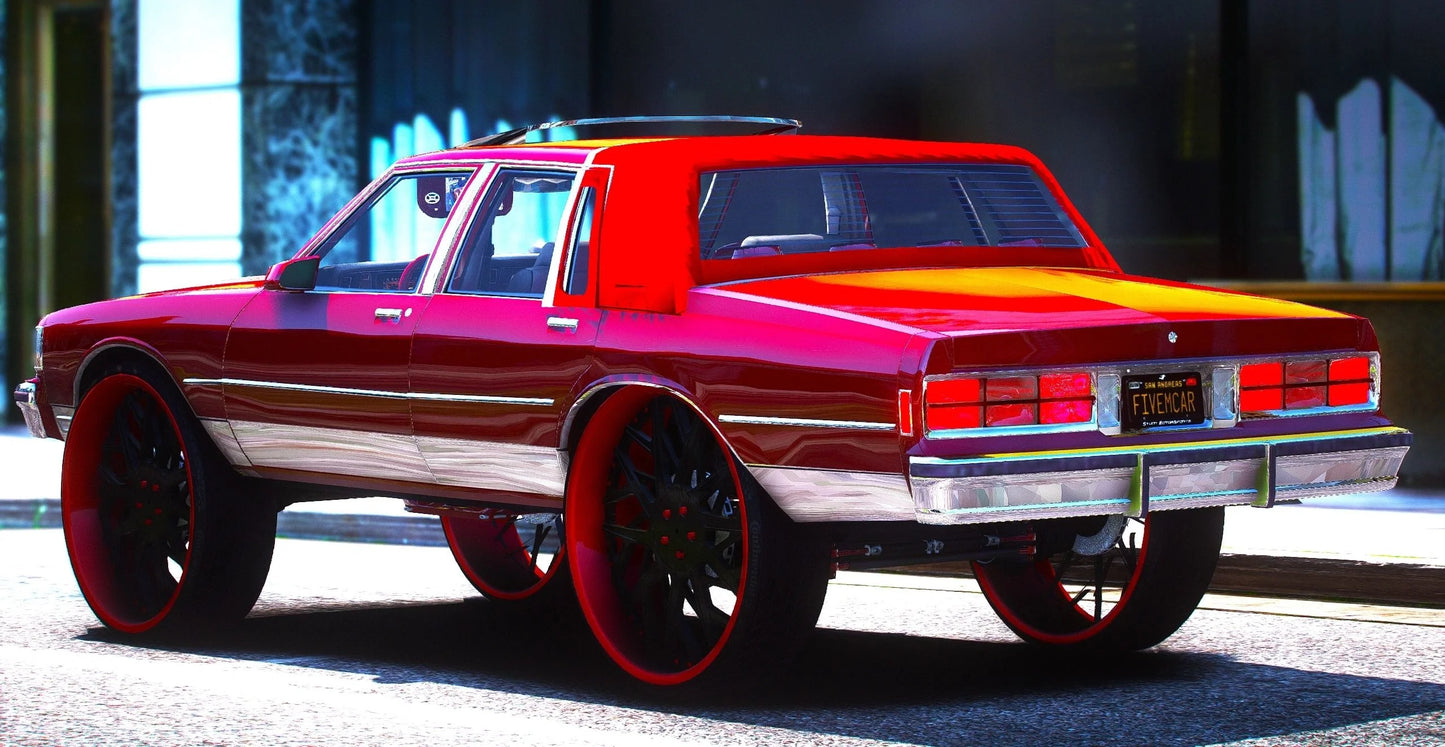 (Debadged) 1986 Chevy Caprice Brougham Scat On Forgiatos | Bleed