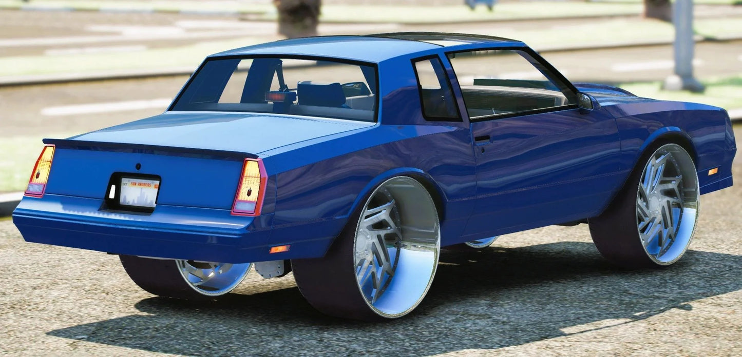 (Debadged) 1986 Chevrolet Monte Carlo SS T/Tops Corleone Forged | DDC Cars