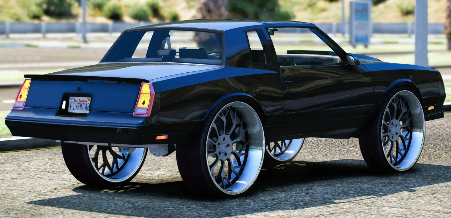 (Debadged) 1988 Chevrolet Monte Carlo SS On Rucci Grip's | 4K Customs