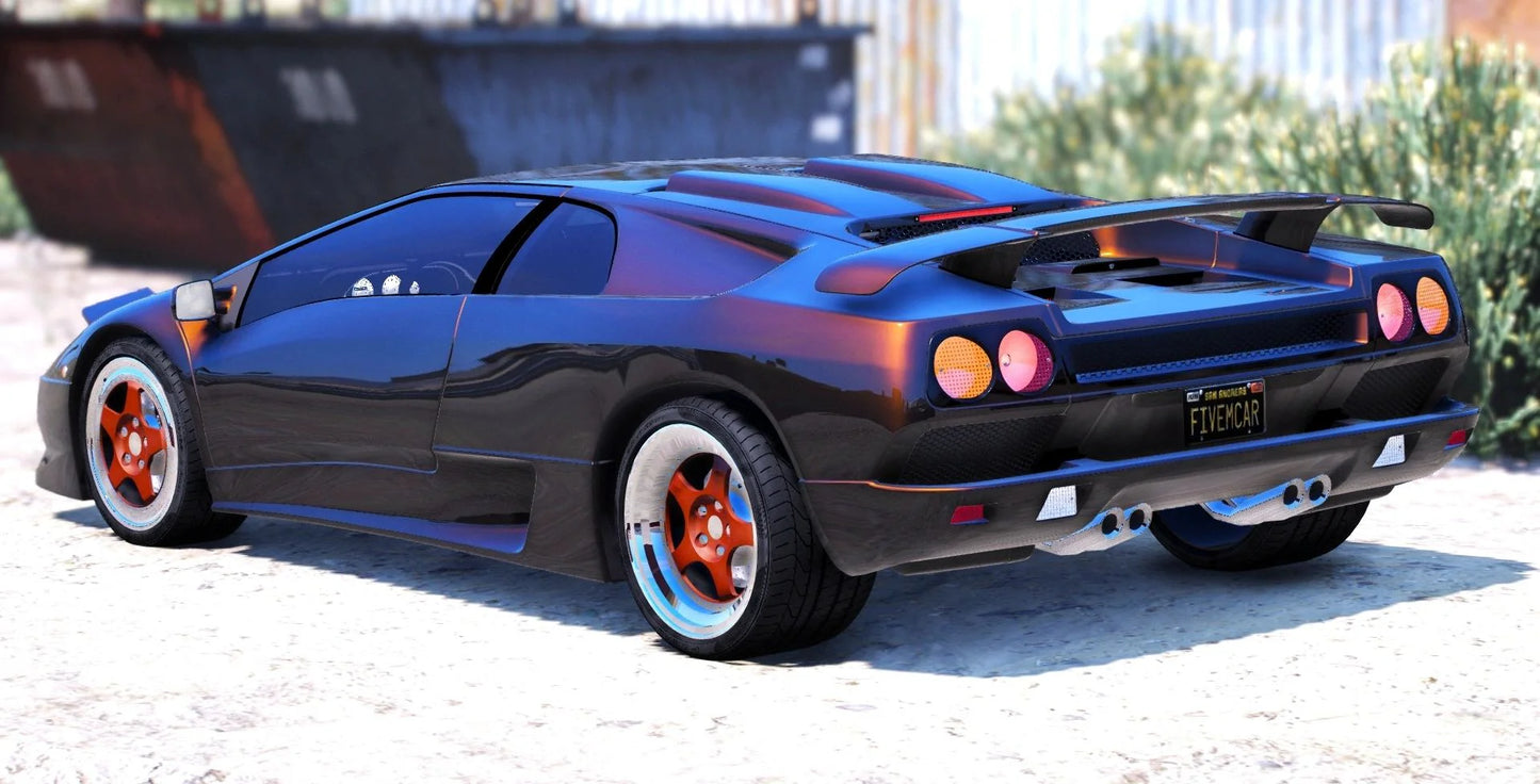 (Debadged) 1997 Lamborghini Diablo SV | Freebo