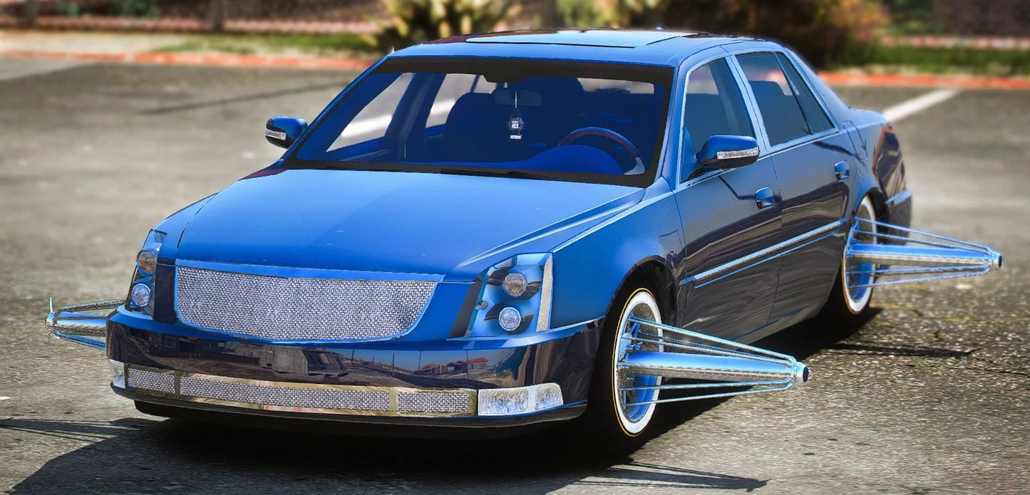 (Debadged) 2007 Cadillac DTS Slab On Swangas | Slab Builds