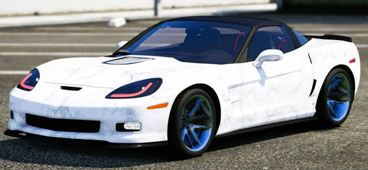 (Debadged) 2005 Corvette ZR1 Marble Twin Charged | Playa Custom