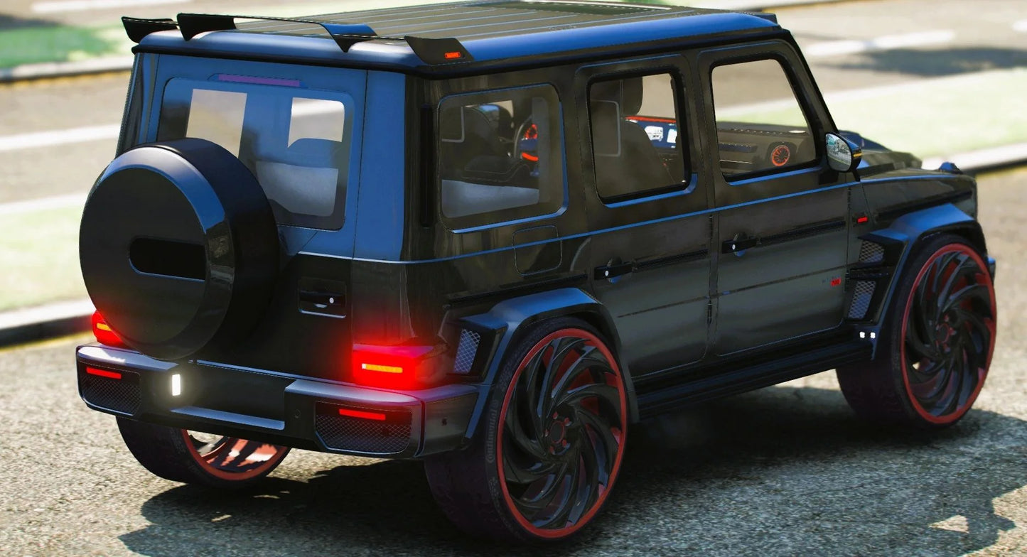 (Debadged) 2017 Brabus G700 on 30" Amanis 6 Seater Slider (Bulletproof) | A1 Customs