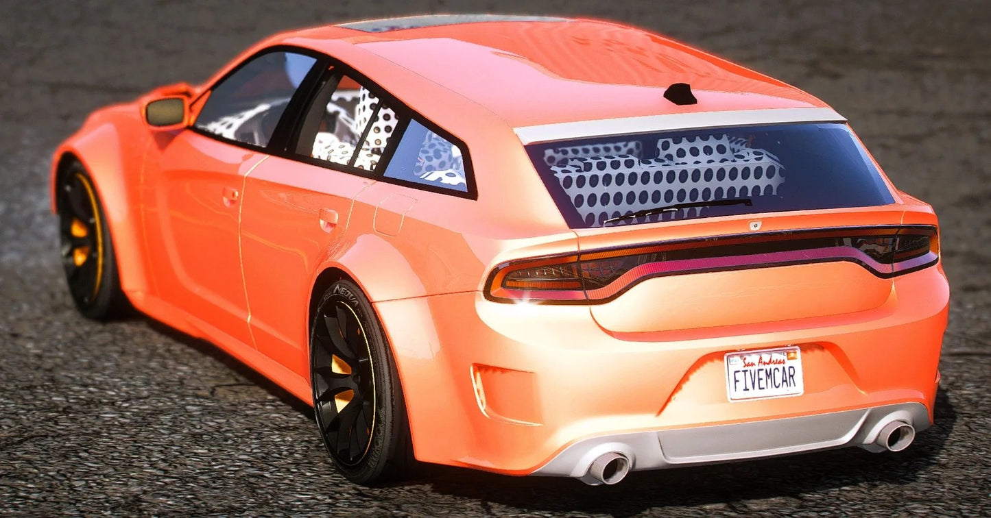 (Debadged) 2018 Dodge Charger Wagon Concept Widebody 6 Seater Slider | A1 Customs | Tuned
